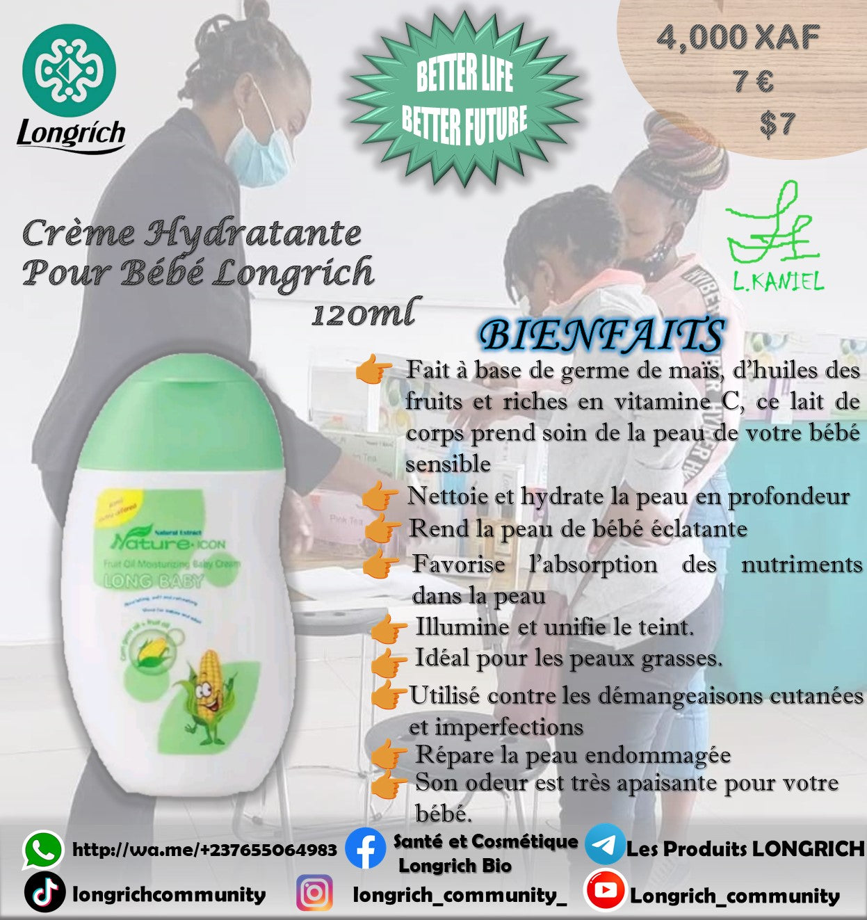 Pack pour le bien-être de votre Bébé Gamme Longrích