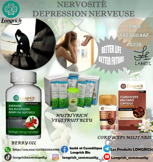 Nervosité, Dépression Nerveuse Traitement Longrích