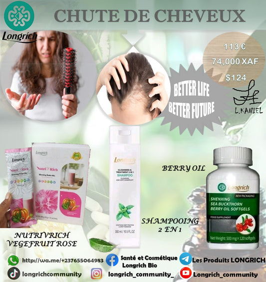 Chute de cheveux Traitement Longrích