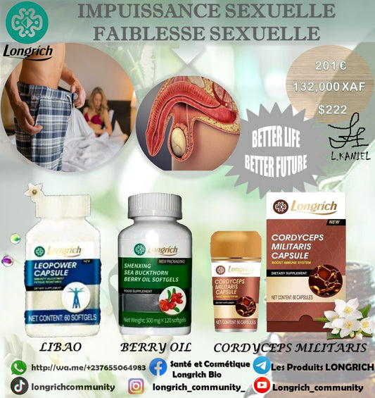 Impuissance sexuelle, Faiblesse sexuelle Traitement Longrích
