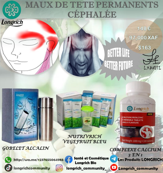 Maux de tête Permanents / Céphalées Traitement Longrích