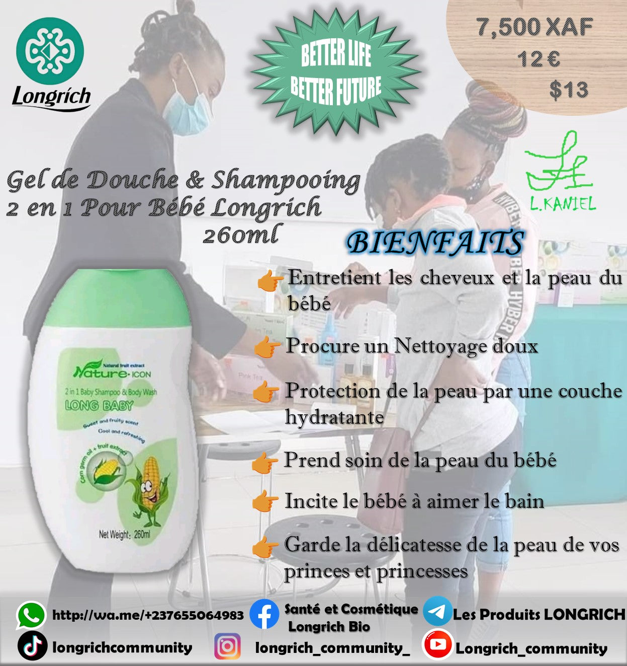 Pack pour le bien-être de votre Bébé Gamme Longrích