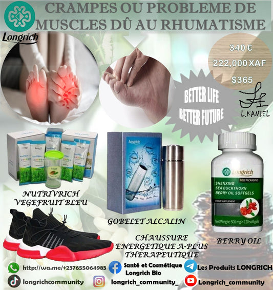 Crampes et Problèmes musculaires du Rhumatisme Traitement Longrích